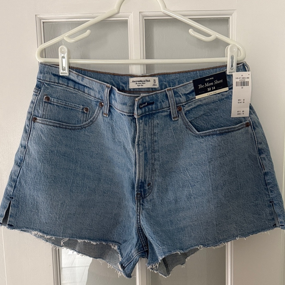 Abercrombie & Fitch Light Blue Jean Shorts